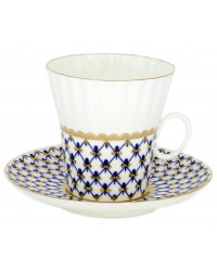 Factory Direct! Lomonosov Imperial Porcelain Tableware Cobalt Net